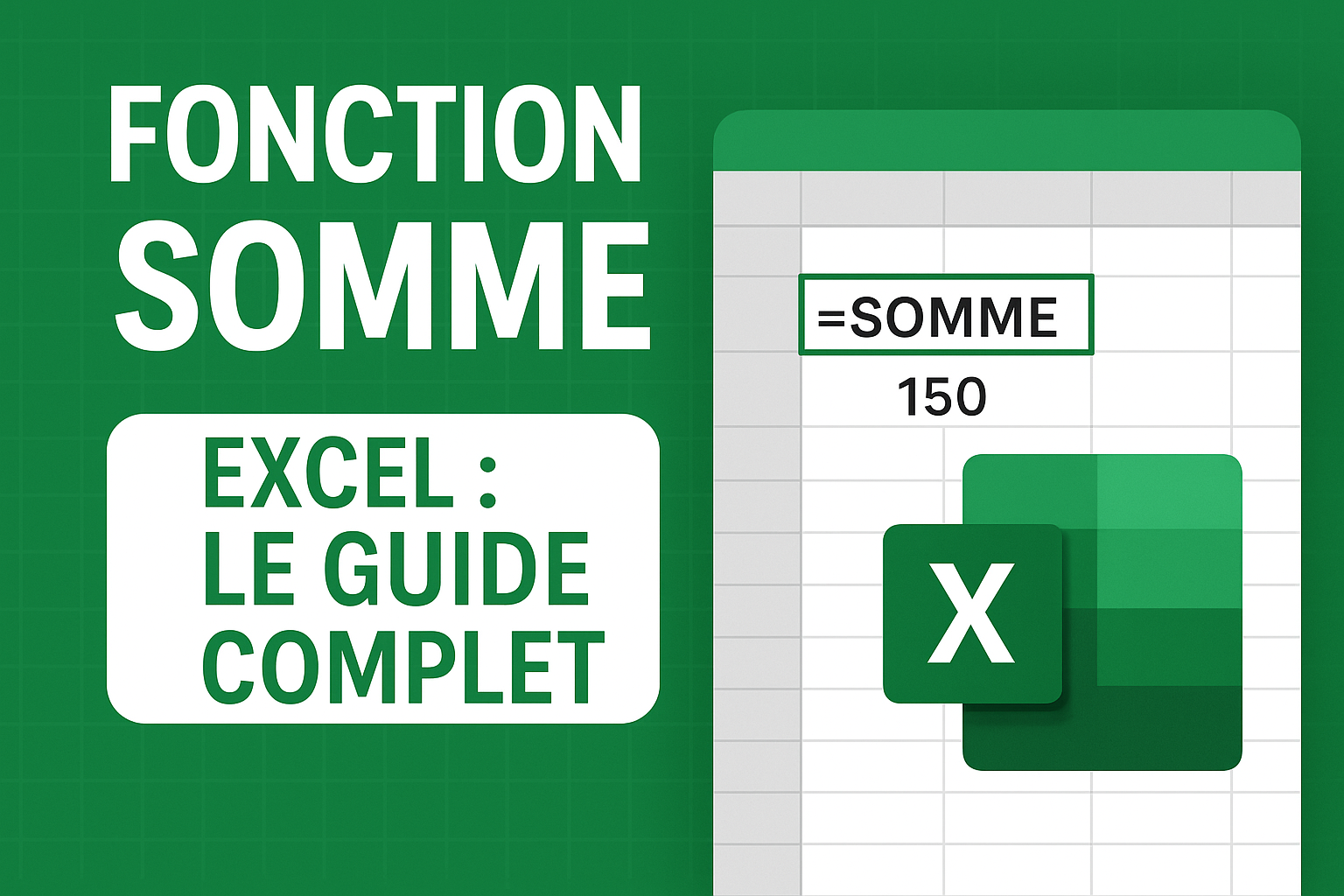 Image Article Fonction Somme Excel